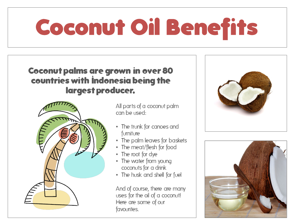 Coconut oil infographic part 1