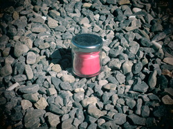 Mini candle in a jar